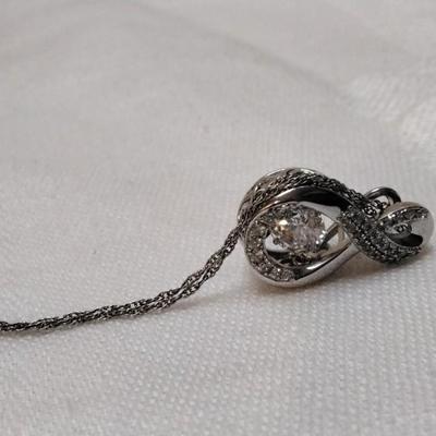 Goshenite Eternity 18" 925 Necklace
