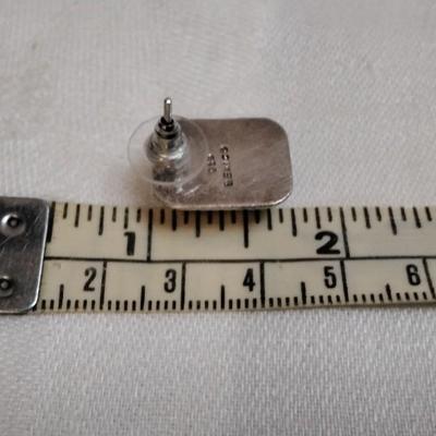 Vintage Onyx 925 Earrings