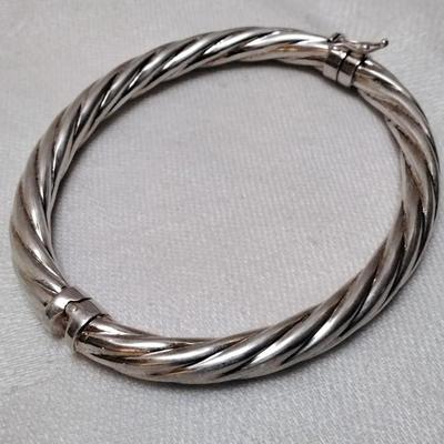 Vintage Twisted 925 2" Lobster Clasp