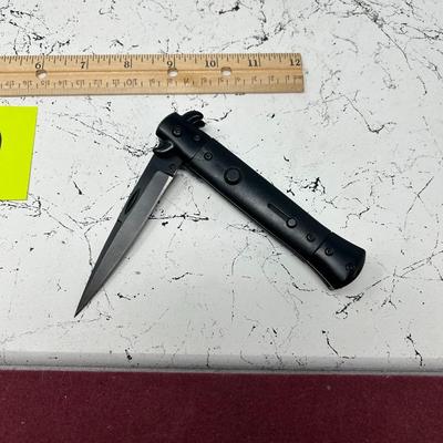 Three Folding Stiletto Knives