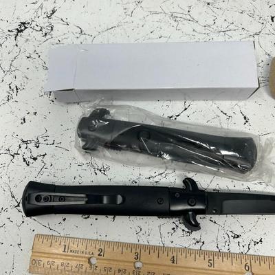 Three Folding Stiletto Knives