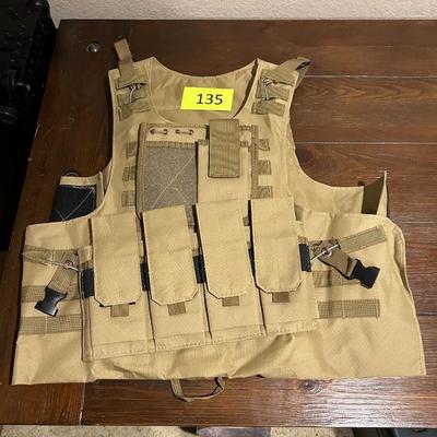Tan Tactical Vest