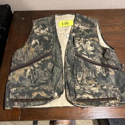 Camo Bird Vest: Size L