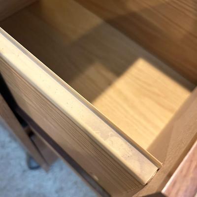 Two Drawer Wheel File Cabinet