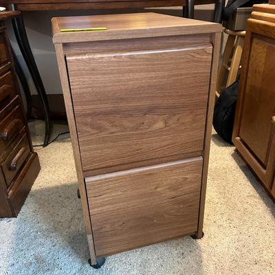 Two Drawer Wheel File Cabinet