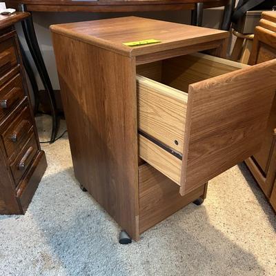 Two Drawer Wheel File Cabinet