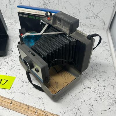 2 Vintage Polaroid Land Cameras