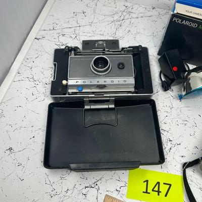 2 Vintage Polaroid Land Cameras
