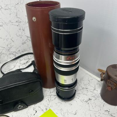 Vintage camera bodies & lenses
