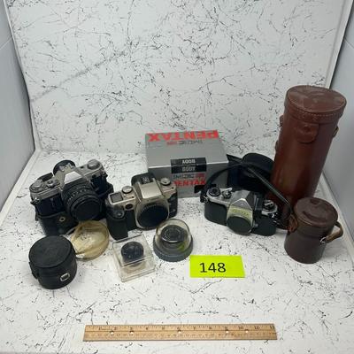Vintage camera bodies & lenses