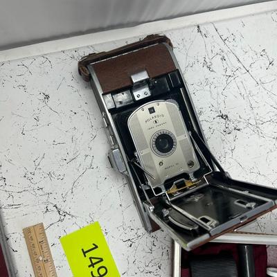 Polaroid Land Camera, Case + more