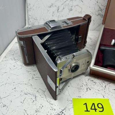 Polaroid Land Camera, Case + more