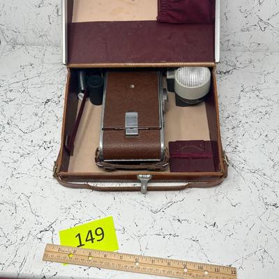 Polaroid Land Camera, Case + more