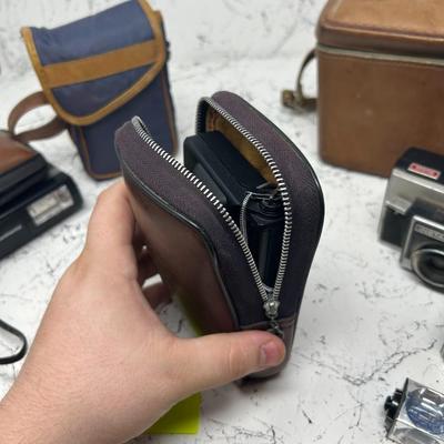 Vintage point & shoot cameras & cases