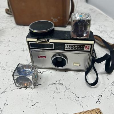 Vintage point & shoot cameras & cases