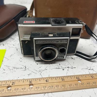 Vintage point & shoot cameras & cases