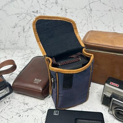 Vintage point & shoot cameras & cases