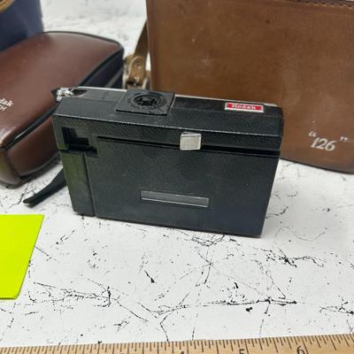 Vintage point & shoot cameras & cases