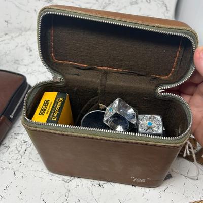 Vintage point & shoot cameras & cases