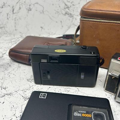 Vintage point & shoot cameras & cases