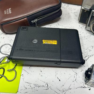 Vintage point & shoot cameras & cases