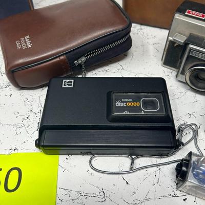 Vintage point & shoot cameras & cases