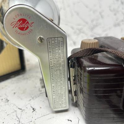 Vintage Brownie Camera and Movie camera