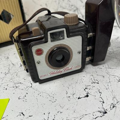 Vintage Brownie Camera and Movie camera