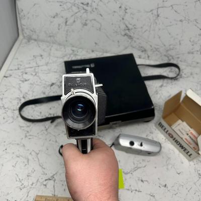 Vintage Bell & Howell Movie Camera + more