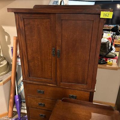 Media Stand Dresser End Table Set