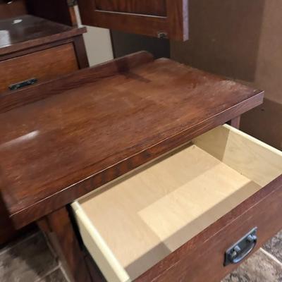Media Stand Dresser End Table Set