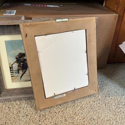 Six Vintage Barnwood Picture Frames