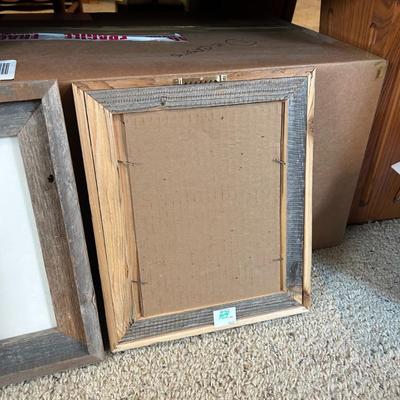 Six Vintage Barnwood Picture Frames