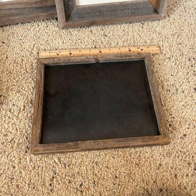 Six Vintage Barnwood Picture Frames