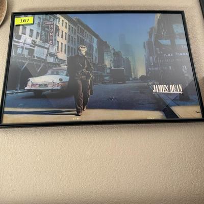 James Dean â€œboulevard of broken dreamsâ€ framed poster