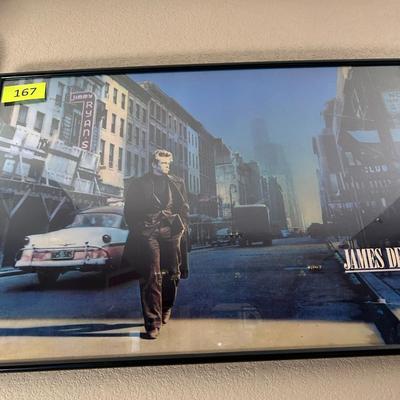 James Dean â€œboulevard of broken dreamsâ€ framed poster