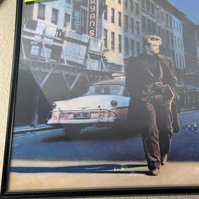 James Dean â€œboulevard of broken dreamsâ€ framed poster