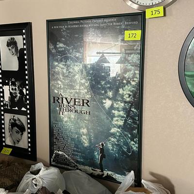 "A River Runs Through It" Framed Movie Poster
