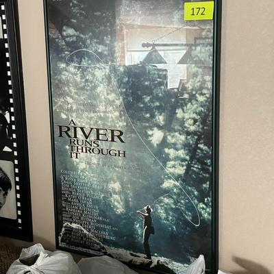 "A River Runs Through It" Framed Movie Poster