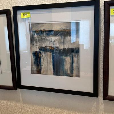 Abstract art framed print