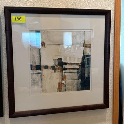 Abstract art framed print