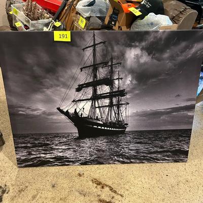 Large Black & White Canvas Print