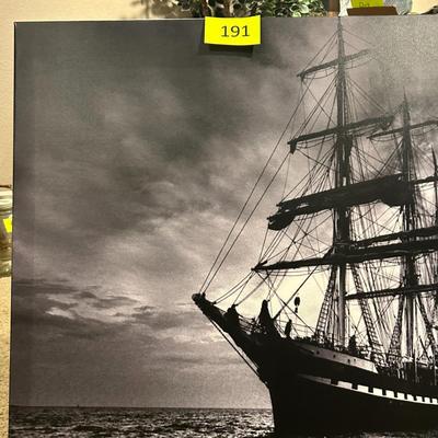 Large Black & White Canvas Print