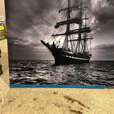 Large Black & White Canvas Print
