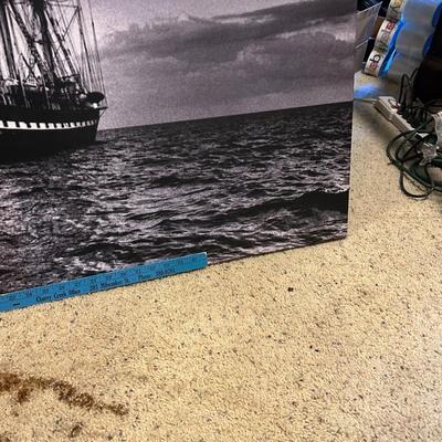 Large Black & White Canvas Print