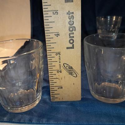 Kitchen Glassware - Cups, platter, and nesting bowls