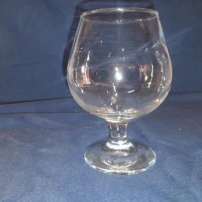 Assortment of stemmed drinking glasses
