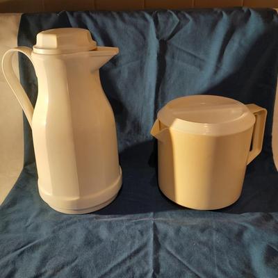 Tupperware juice pitcher and insulated water pitcher