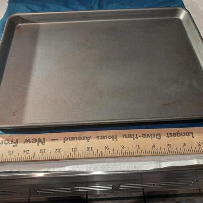 Two baking pans - cookie sheets