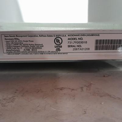 Working Kenmore elite Microwave oven